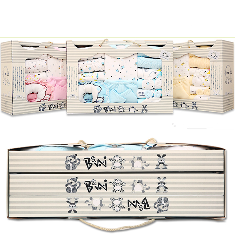 Coffret cadeau pour nouveau-né - Vêtements + Fournitures Ref 1957206