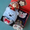 Coffret cadeau pour nouveau-né - Vêtements + Fournitures Ref 1977558