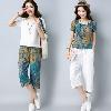 Costume femme en Coton et lin - Ref 3334207