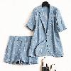 Costume femme SPLIT en Coton et lin - Ref 3334597