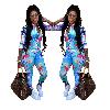 Costume femme en Mélange de fibres Synthétiques - Ref 3334887