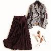 Costume femme SPLIT en Daim - Ref 3335168