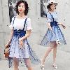 Costume femme INDEPENDANTE en Coton denim mesh - Ref 3335553