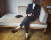 Costume homme en coton pour automne - Ref 1554386