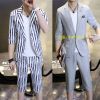 Costume homme en chanvre pour été - Ref 1554529