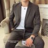 Costume homme en coton pour automne - Ref 1556279