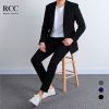 Costume homme en coton pour printemps - Ref 1564072