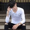 T-shirt en coton pour automne - Ref 1567381