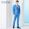 Costume homme TVNW Fibre de polyester fibres viscose rayonne pour printemps - Ref 1574312