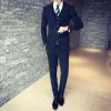 Costume homme en coton pour automne - Ref 1577400