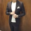 Costume homme en coton pour automne - Ref 1577858