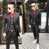 Costume homme en coton pour automne - Ref 1578922