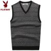 Débardeur homme Woolen gilet PLAYBOY pour automne - Ref 1584524