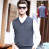 Débardeur homme Woolen gilet pour automne - Ref 1585477