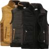 Débardeur homme Woolen gilet EARTHCAMEL pour automne - Ref 1586046