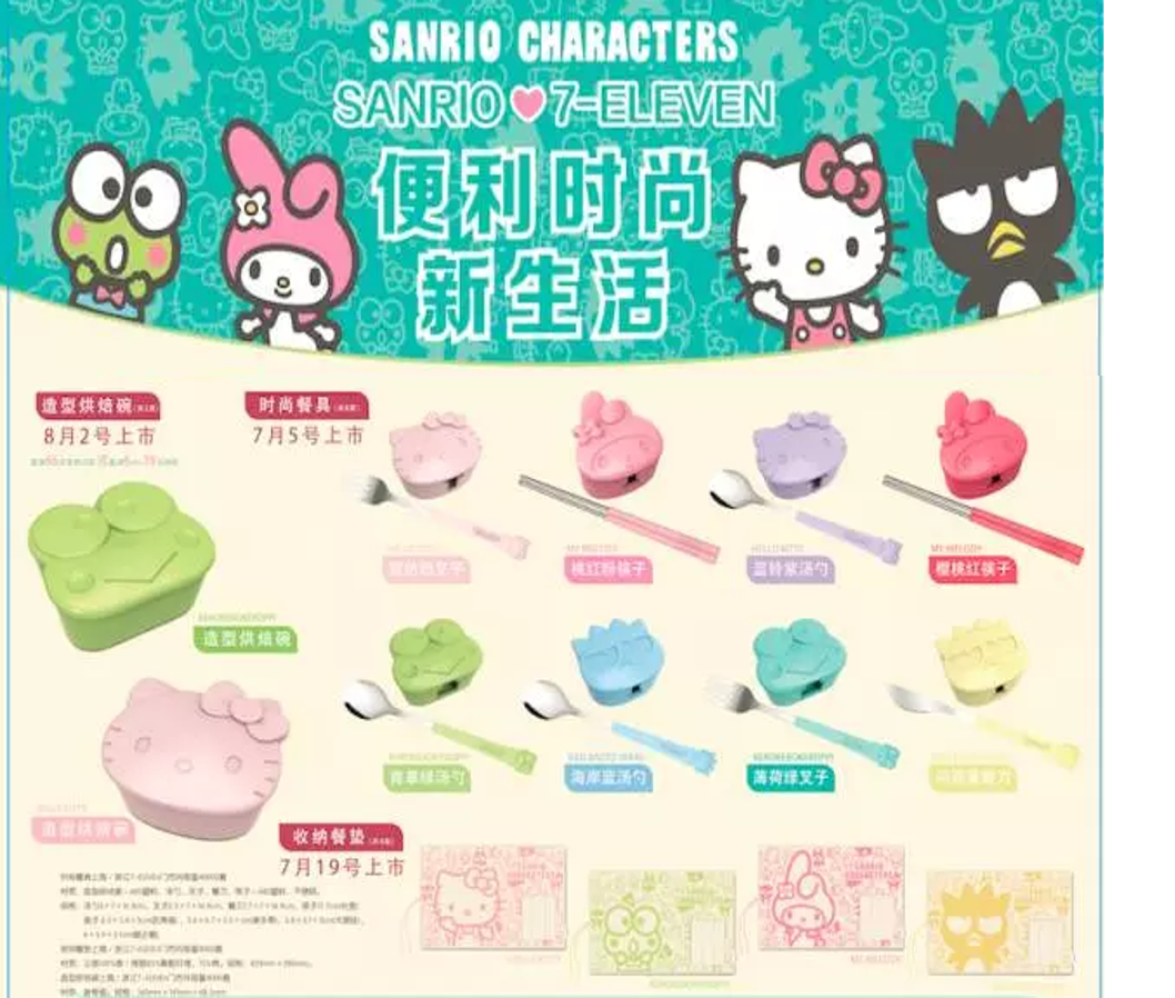 Figurine manga 7-11 Sanrio - Ref 2698755