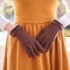 Gants pour femme en Laine cachemire - Ref 3156030