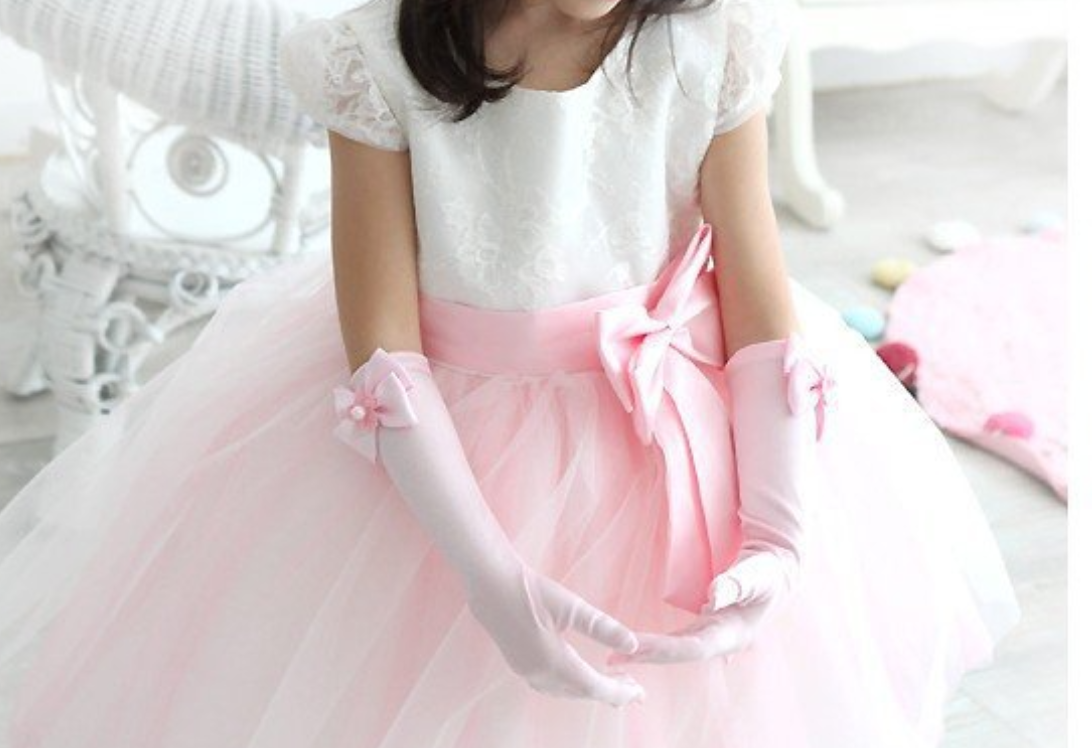 Gants pour fille en satin - Ref 2149655