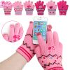 Gants pour fille BARBIE en acrylique - Ref 2150208