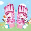 Gants pour fille en coton - Ref 2150336