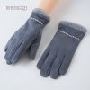 Gants pour homme en velours - Ref 2781679