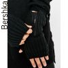 Gants pour homme BERSHKA en de laine - Ref 2782376