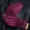 Gants pour homme GRMLR en velours - Ref 2782474