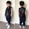 Gilet enfant en cuir - Ref 2070371