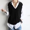 Gilet femme CACHEMIRE en Tricot - Ref 3316663