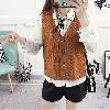Gilet femme TISSAGE en Fibre de polyester - Ref 3316934