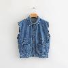 Gilet femme JIANYOUSHA en Cow-boy - Ref 3317034