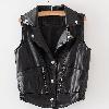 Gilet femme en Cuir PU - Ref 3318156