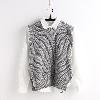 Gilet femme en Melange de poils lapin - Ref 3318443