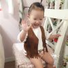 Gilet fille en cuir - Ref 2071308