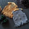 Gilet fille en flanelle - Ref 2071840