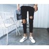 Jeans pour adolescent pieds Slim été - Ref 1461558
