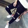Jeans pour adolescent pieds Slim Quatre saisons - Ref 1461641
