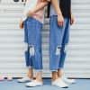 Jeans pour jeunesse droite coton été - Ref 1461682