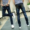 Jeans pour adolescent pieds Slim printemps - Ref 1461836