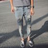 Jeans pour adolescent pieds Slim Quatre saisons - Ref 1462071