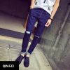 Jeans pour adolescent pieds Slim en coton - Ref 1462568