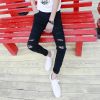 Jeans pour jeunesse pieds Slim été - Ref 1462708