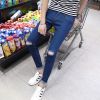 Jeans pour adolescent pieds Slim été - Ref 1462901