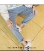 Jeans pour adolescent Sarouel en coton été - Ref 1463029
