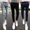Jeans pour adolescent pieds Slim été - Ref 1463272