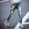 Jeans pour jeunesse pieds Slim été - Ref 1463654