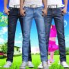 Jeans pour jeunesse droite coton été - Ref 1463933