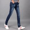 Jeans pour jeunesse pieds Slim automne - Ref 1464146