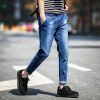 Jeans pour adolescent pieds Slim été - Ref 1464306