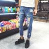 Jeans pour adolescent droite coton printemps - Ref 1464403